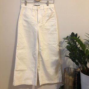 NWT J.Crew Point Sur Wide Leg Crop Jeans